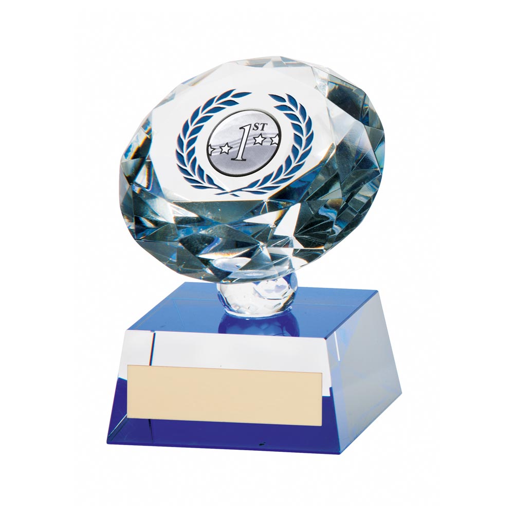 Solitaire Crystal Diamond on Base Award (CLEARANCE)