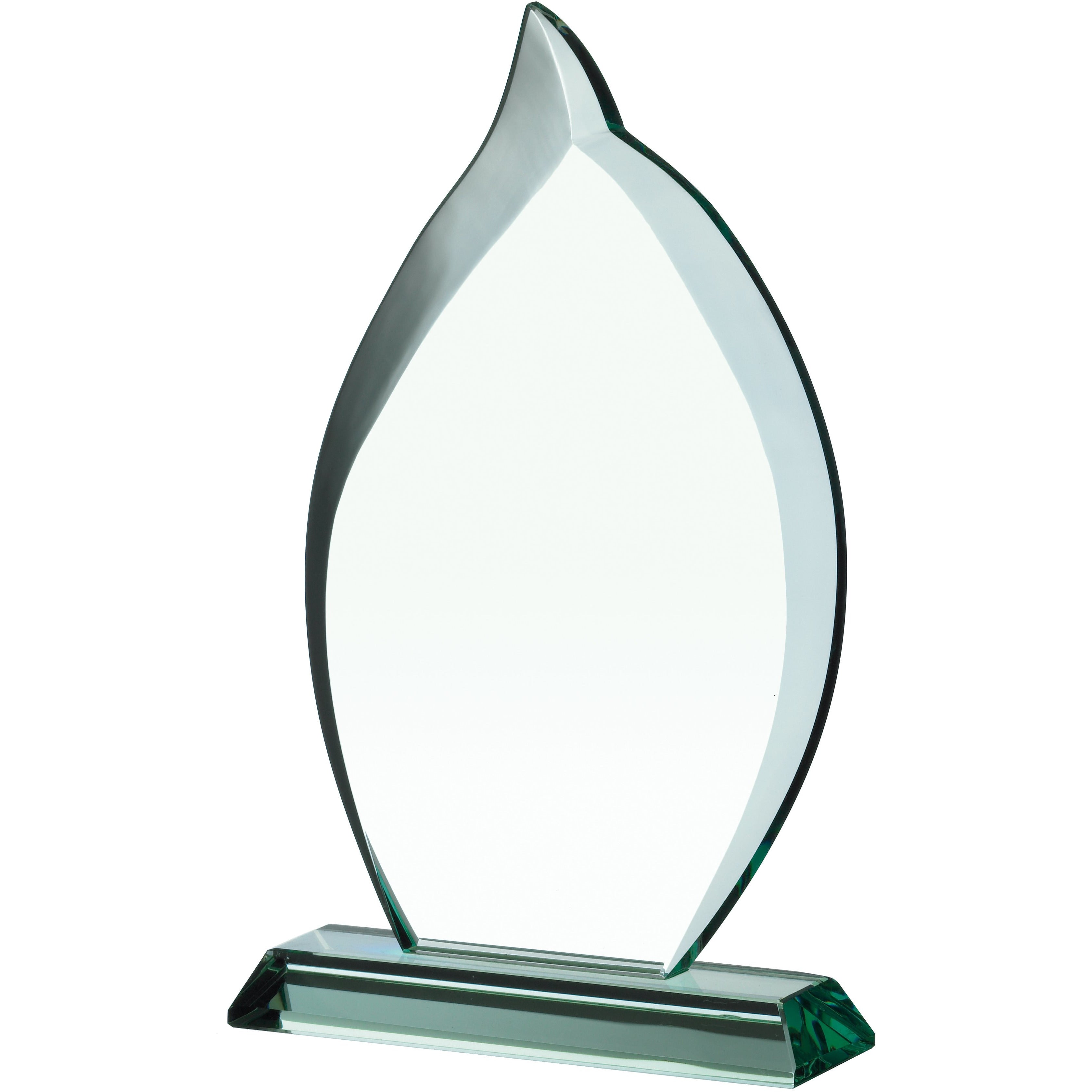 Jade Glass Flame Award 25cm (CLEARANCE)