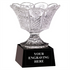 Cut Glass Bowl on Black Base Award (CLEARANCE)