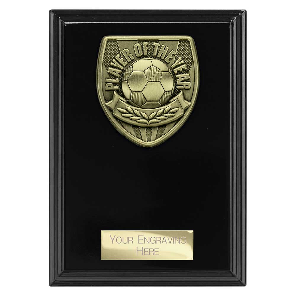 Cobra Football Player of the Year Plaque Award (Black)