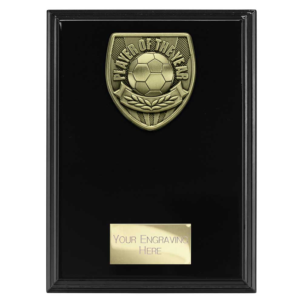 Cobra Football Player of the Year Plaque Award (Black)