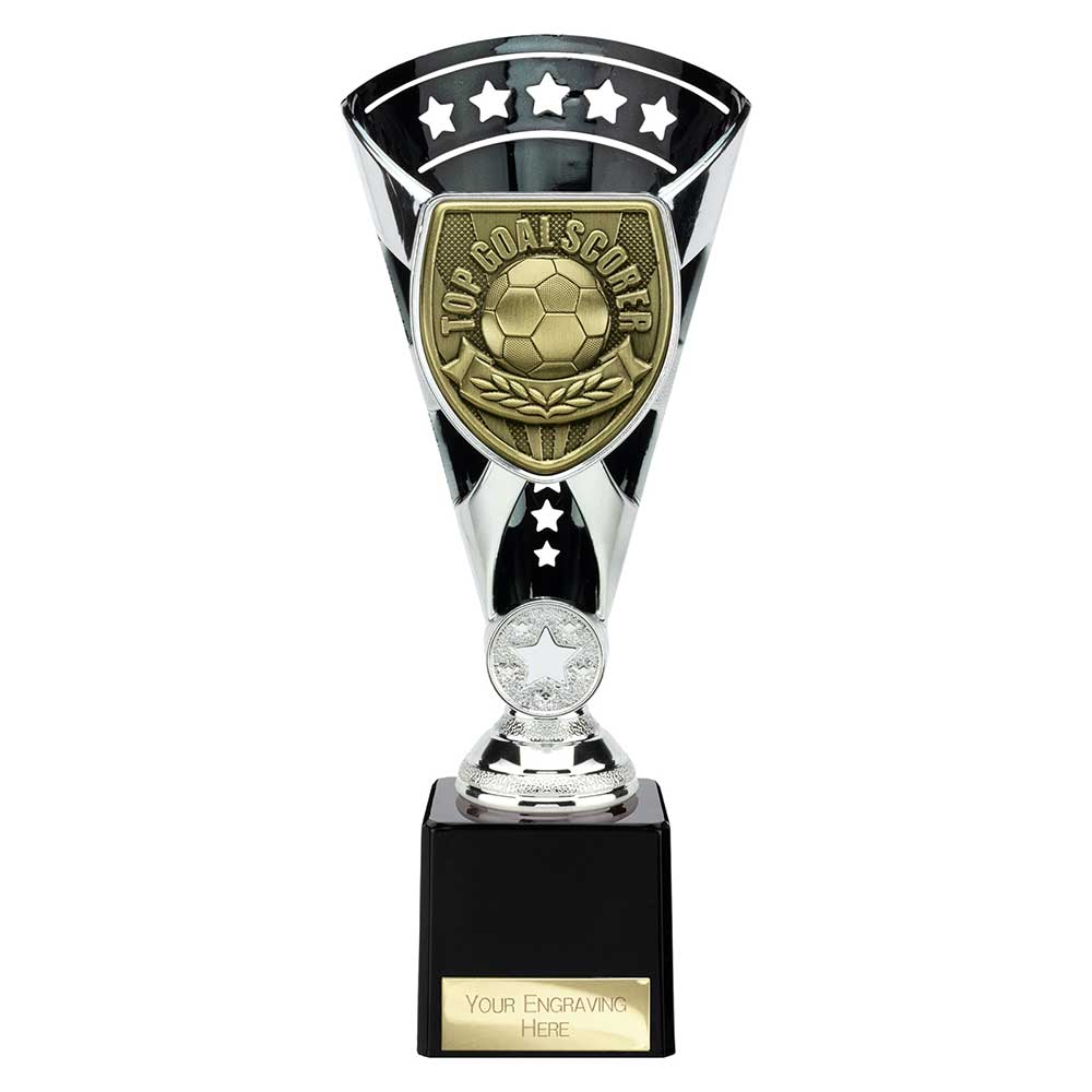 Cobra Football Trophy Cup Top Scorer (Silver/Black)