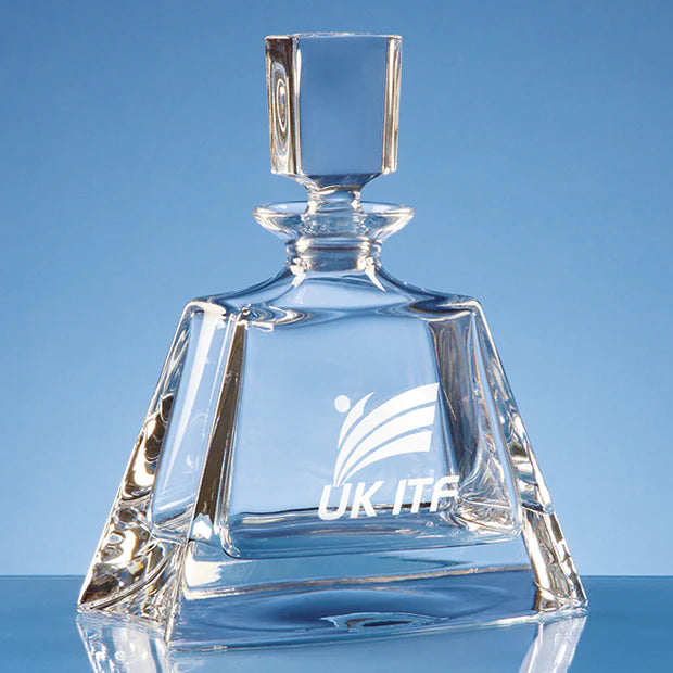 Engraved Glass Decanters and Decanter Sets
