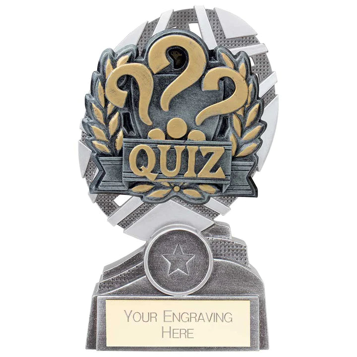 Engraved Quiz Trophy
