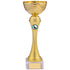 Gold Trophy Cup with Twist Pattern Stem