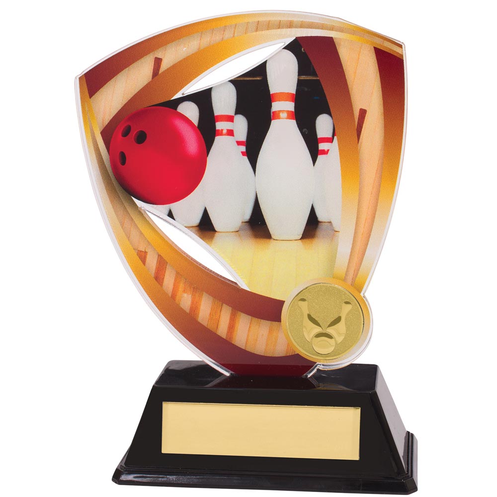 Fortress Ten Pin Bowling Acrylic Plaque Award