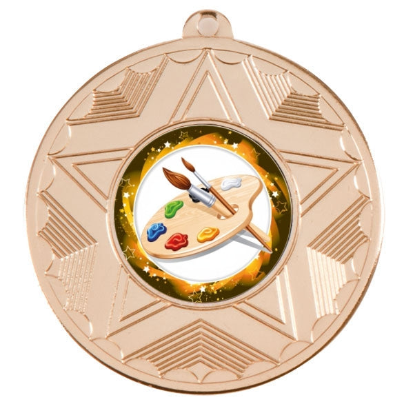 Art Gold Star 50mm Medal