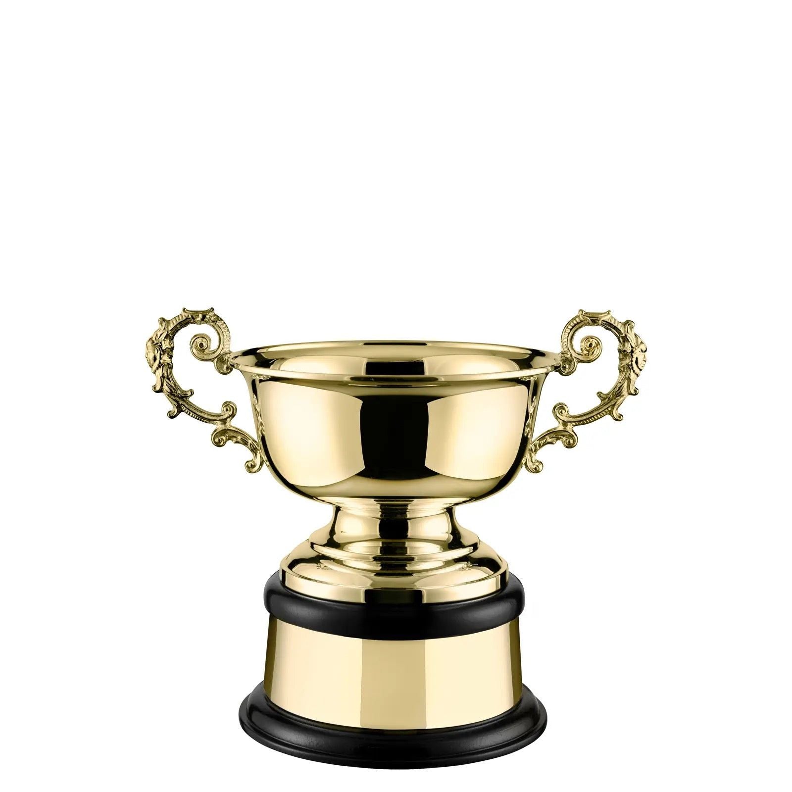 9.75in Equine Bowl Gold Plated Cup - With Base