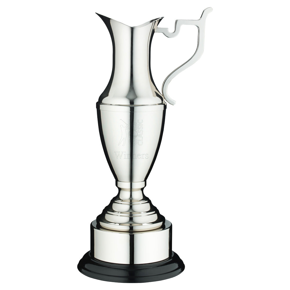 Nickel Plated Golf Claret Jug Award