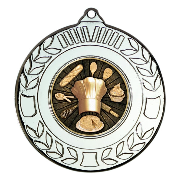 Cooking Silver Laurel 50mm Medal