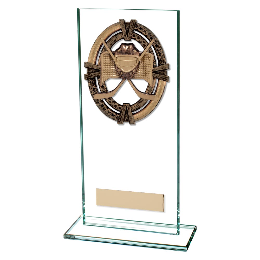 Maverick Legacy Ice Hockey Jade Glass Award