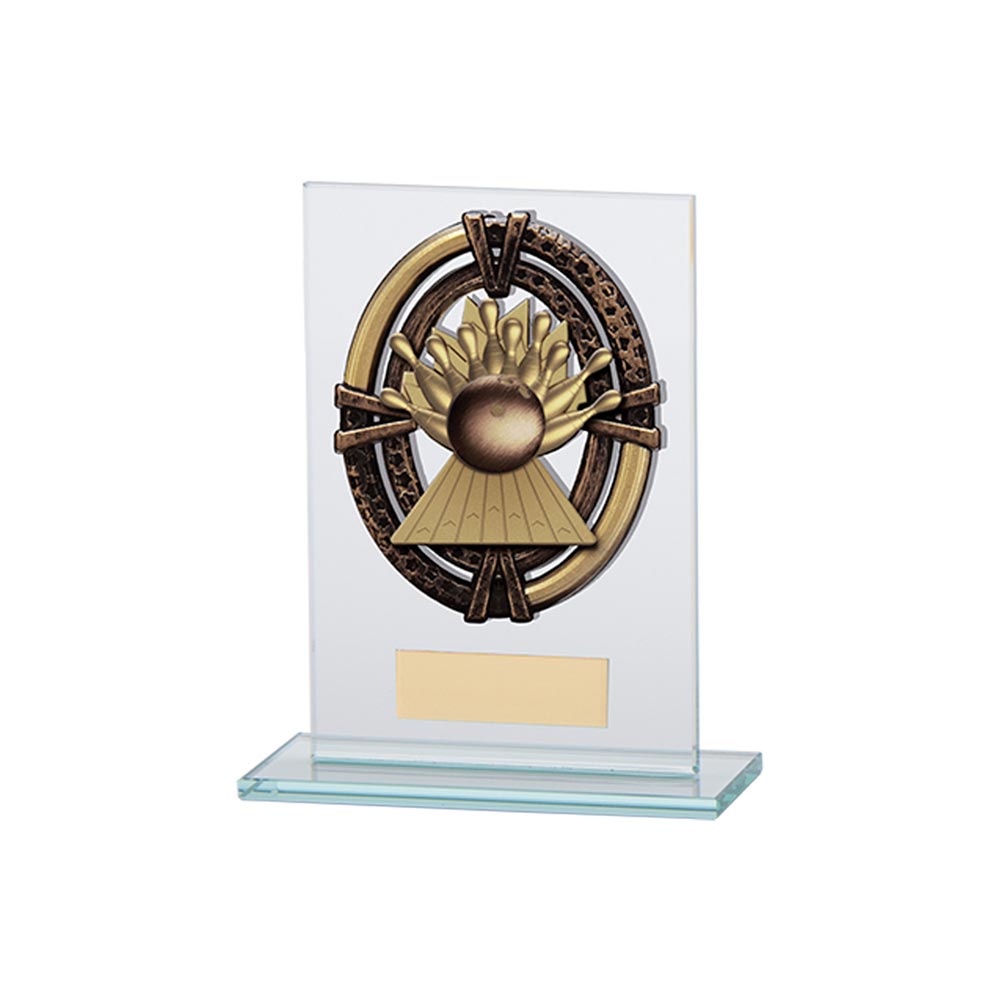 Maverick Legacy Ten Pin Jade Glass Award