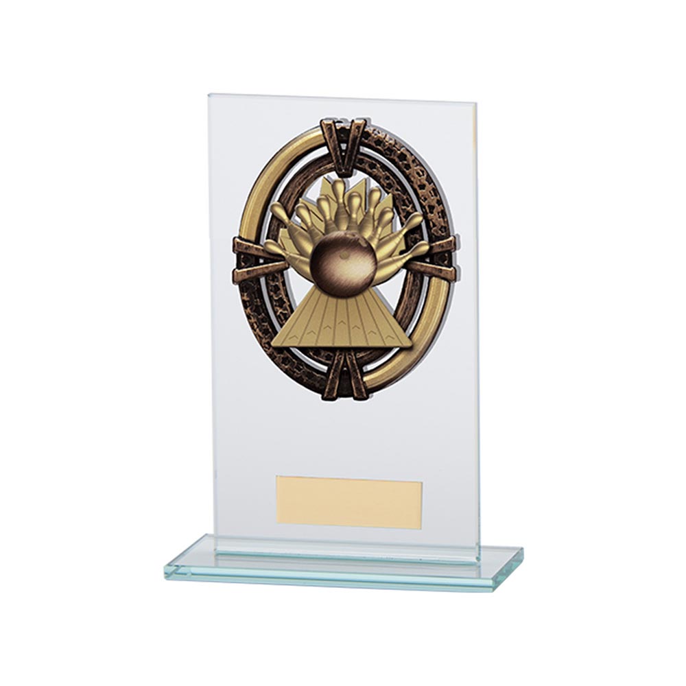 Maverick Legacy Ten Pin Jade Glass Award
