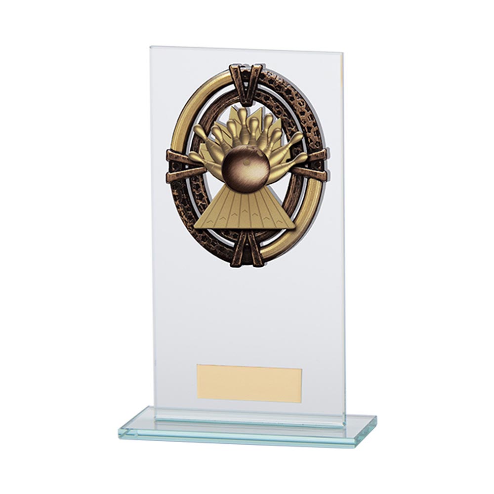 Maverick Legacy Ten Pin Jade Glass Award