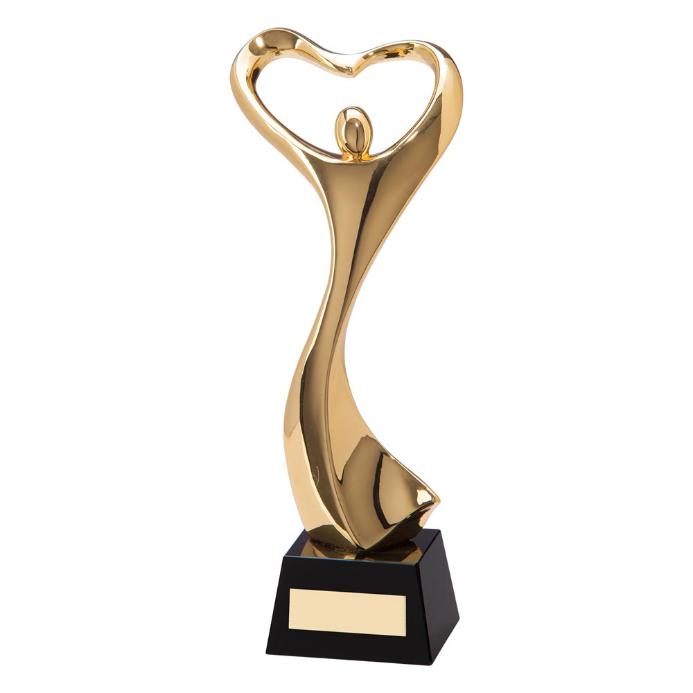 Innovator Achievement Gold Statue Personalised Award 240mm