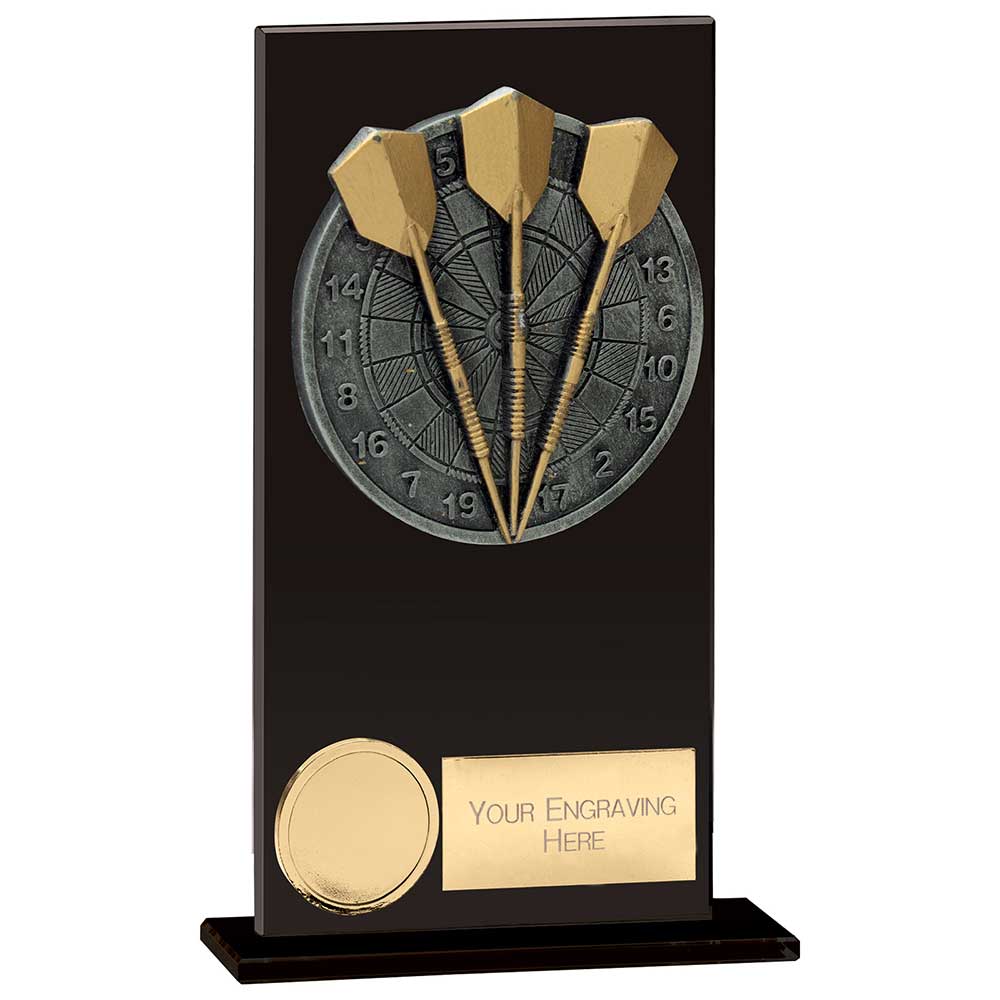 Euphoria Hero Darts Glass Award - Jet Black