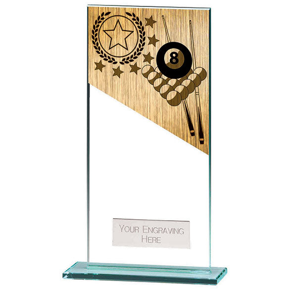 Mustang Pool Jade Glass Award