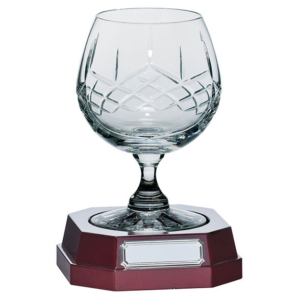 Lindisfarne Classic Brandy Glass and Base set - 130mm Overall Height