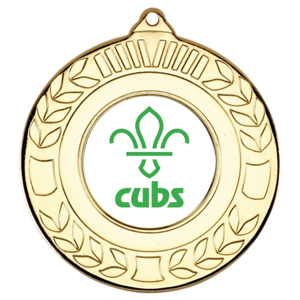 Cubs Gold Laurel 50mm Medal