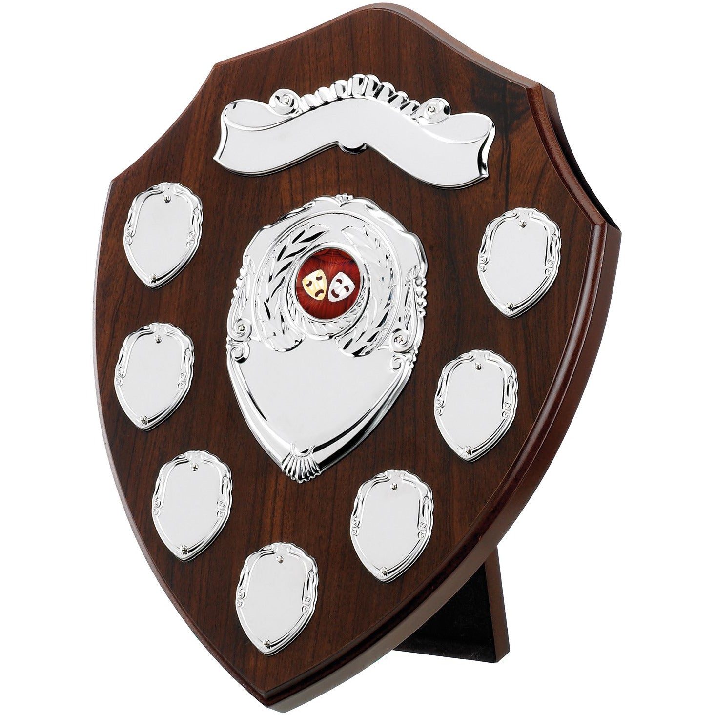 Dark Cherry 7 Year Presentation Shield 25.5cm