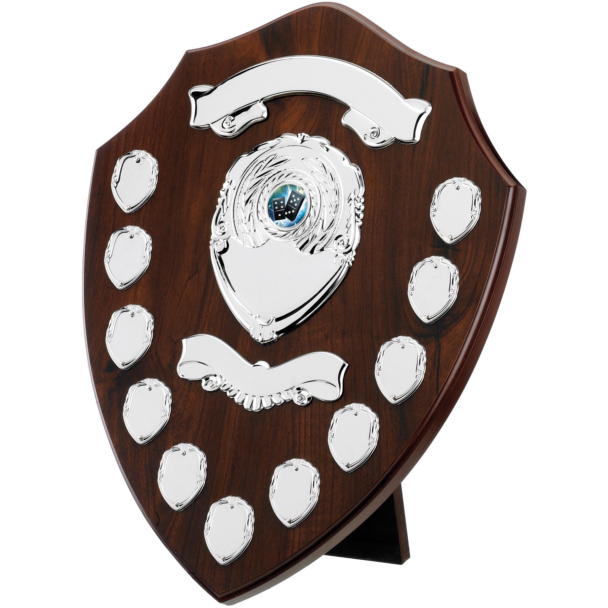 Dark Cherry 11 Year Presentation Shield 35.5cm