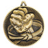 Martial Arts Deluxe Medal - Antique Gold 2.35in