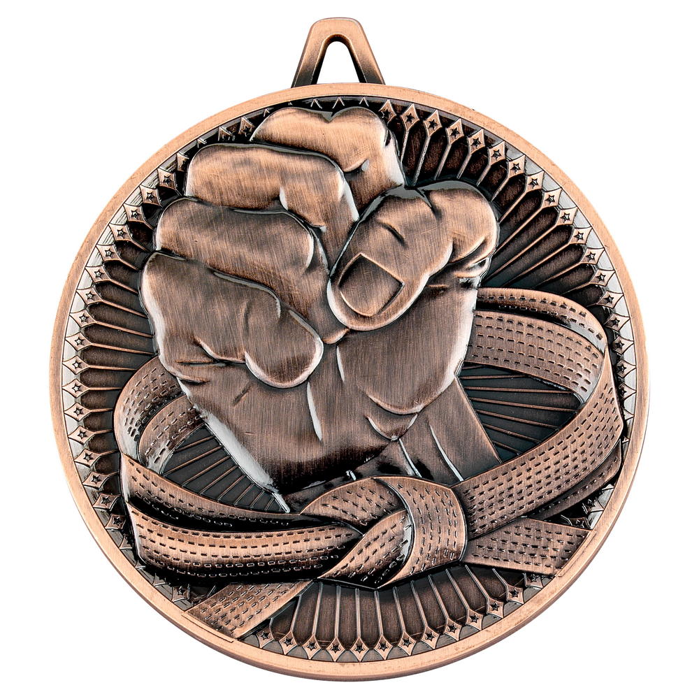 Martial Arts Deluxe Medal - Bronze 2.35in