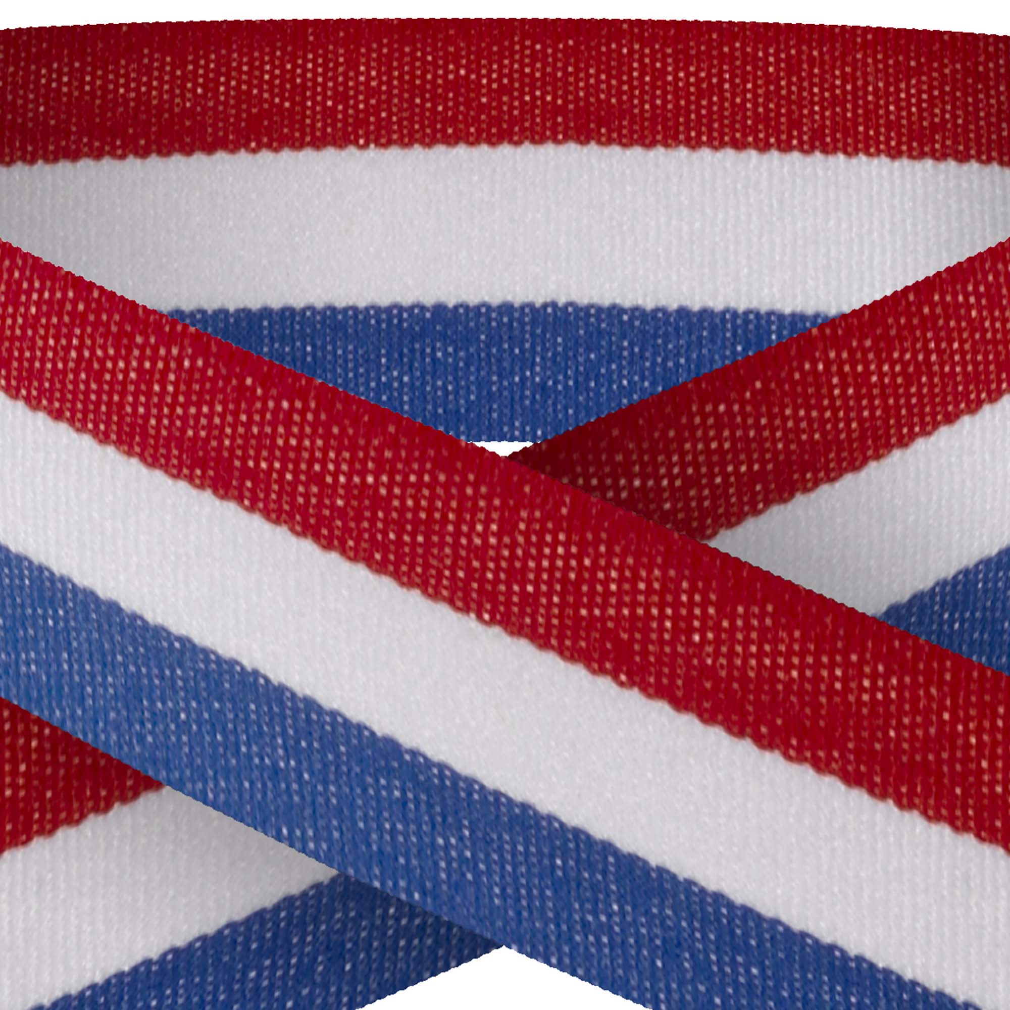 Red White And Blue 22mm Wide Ribbon And Clip