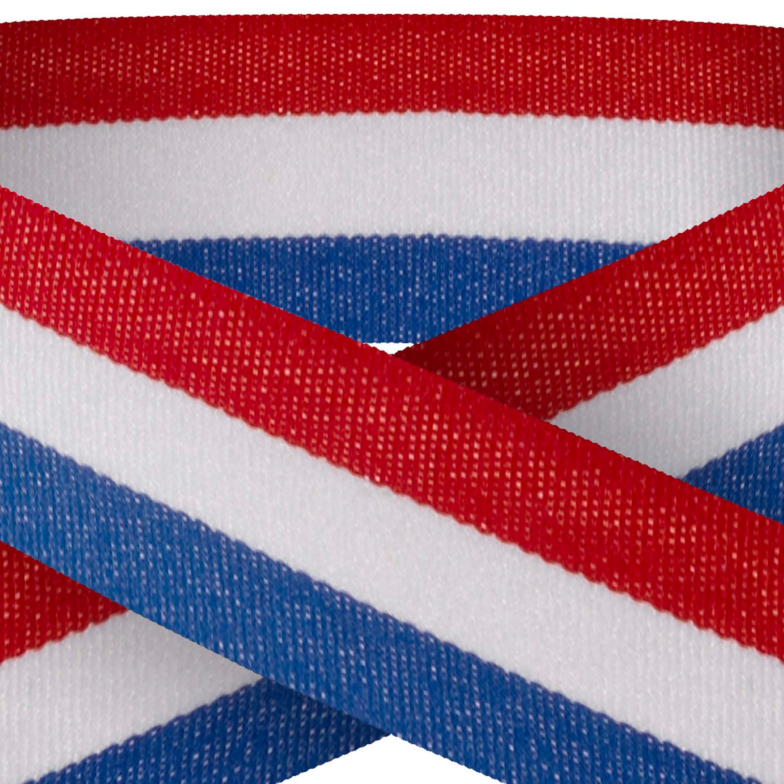 Red White And Blue 22mm Wide Ribbon And Clip