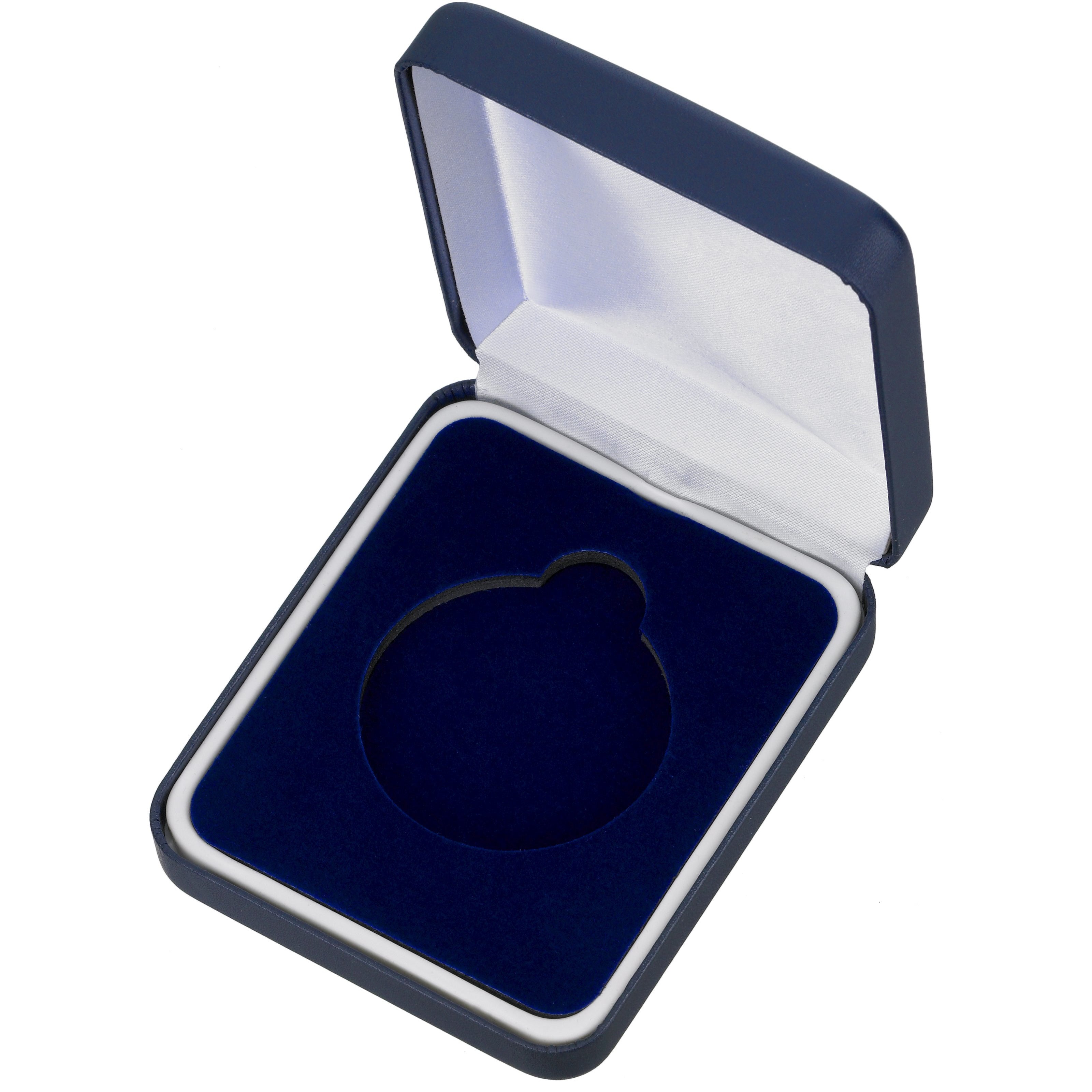 Blue Padded Medal Box 50mm