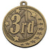 Metal 50mm 3rd Medal Bronze
