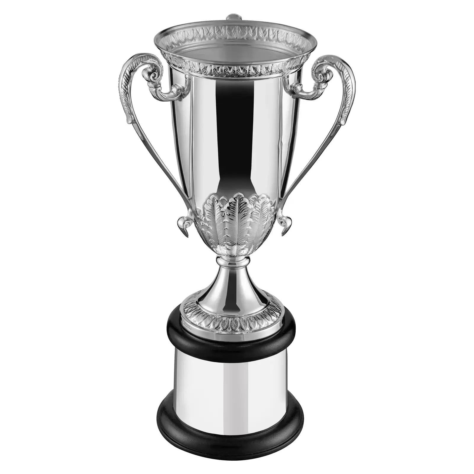 Silver Plated 17in Vintage Hand-Chased Detailed Cup