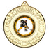 Ice Hockey Gold Laurel 50mm Medal