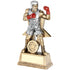 Male Boxing Figure Trophy with Star Backing