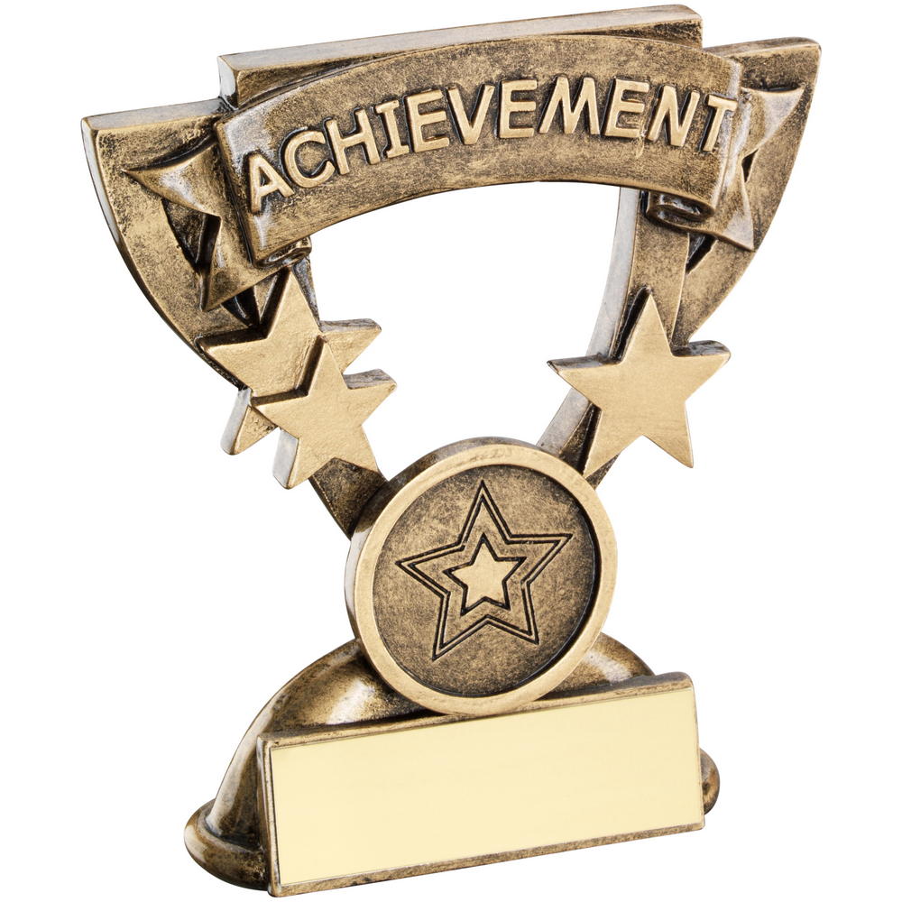 Bronze/Gold Achievement Mini Cup Trophy