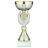 Gold/Silver Trophy Cup with Winged Detail Stem