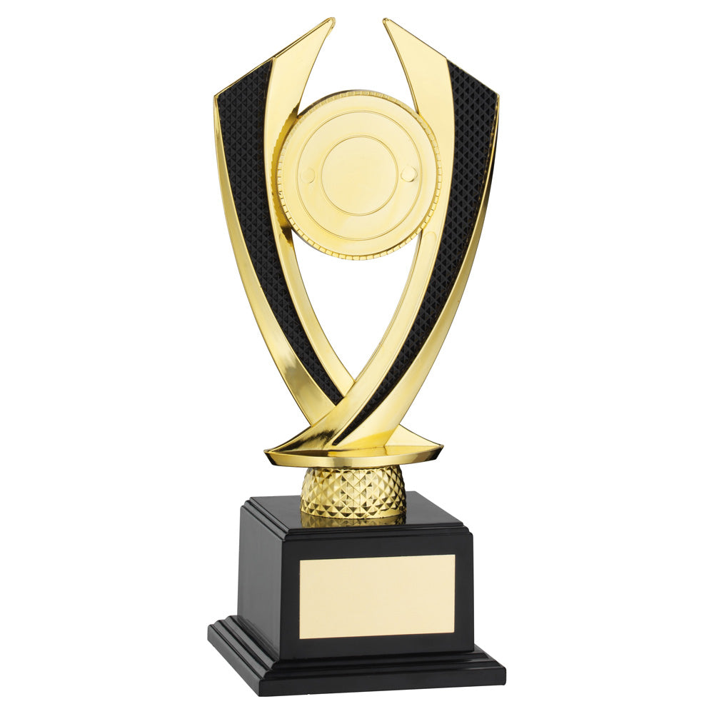 Gold/Black 'Diamond' Plastic Award On Base