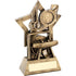Bronze/Gold Gymnastics On Star Backdrop Trophy - (1in Centre) 5.75in