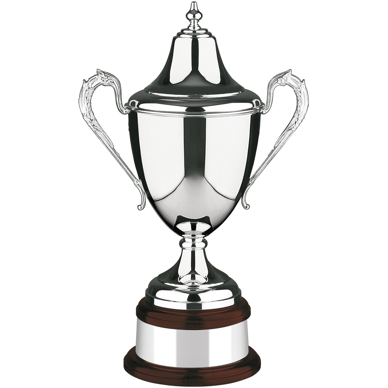 Silver Plated Riviera Trophy Cup & Lid