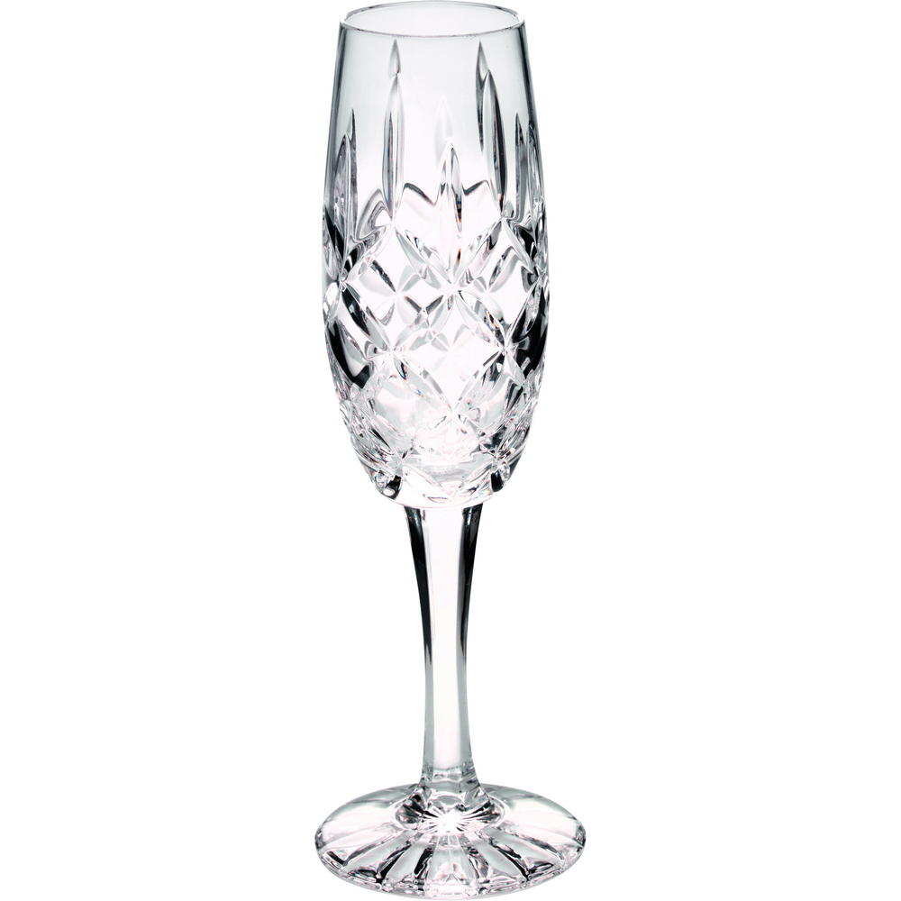 Solitaire 24% Crystal 140ml Classic Champagne Flute - Fully Cut (not suitable for engraving)