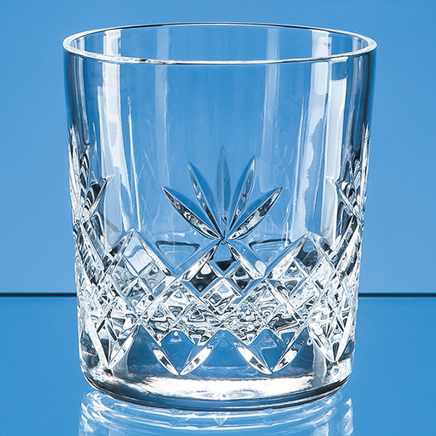 400ml Blenheim Lead Crystal Full Cut Whisky Tumbler