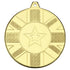 Union Flag Medal (1in Centre) - Gold 2in
