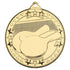 Table Tennis 'tri Star' Medal - Gold 2in