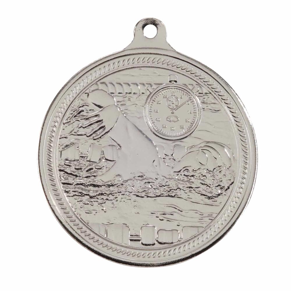 Endurance Swimming Medal Silver 50mm
