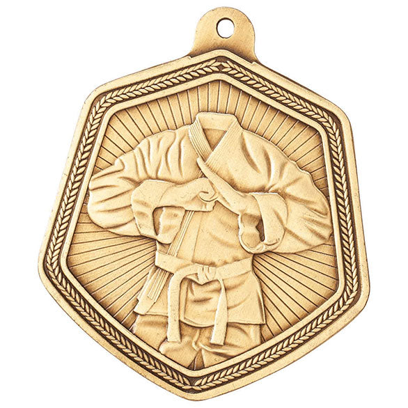 Falcon Martial Arts Medal Gold 65mm
