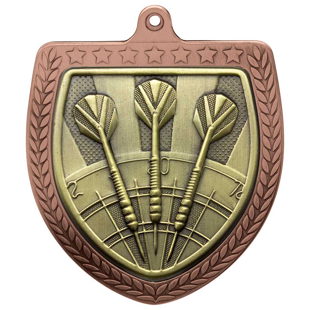 Cobra Darts Shield Medal Bronze 75mm