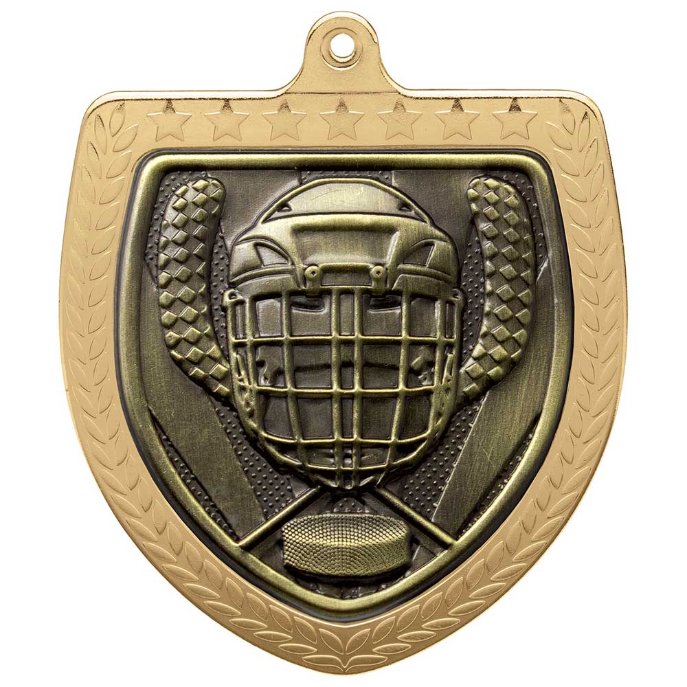 Cobra Ice Hockey Shield Medal Gold 75mm