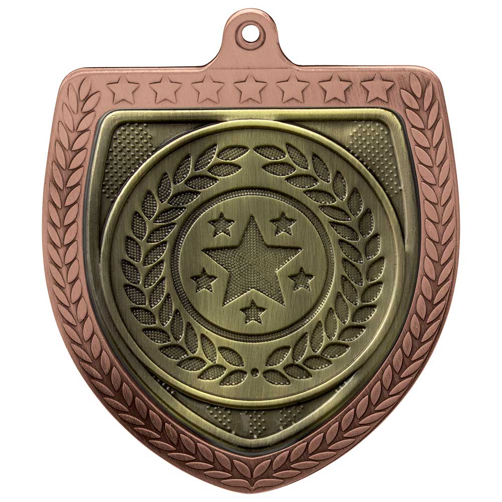 Cobra Multi-Purpose Shield Medal Bronze 75mm