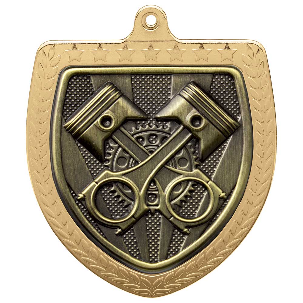 Cobra Motorsport Piston Shield Medal Gold 75mm