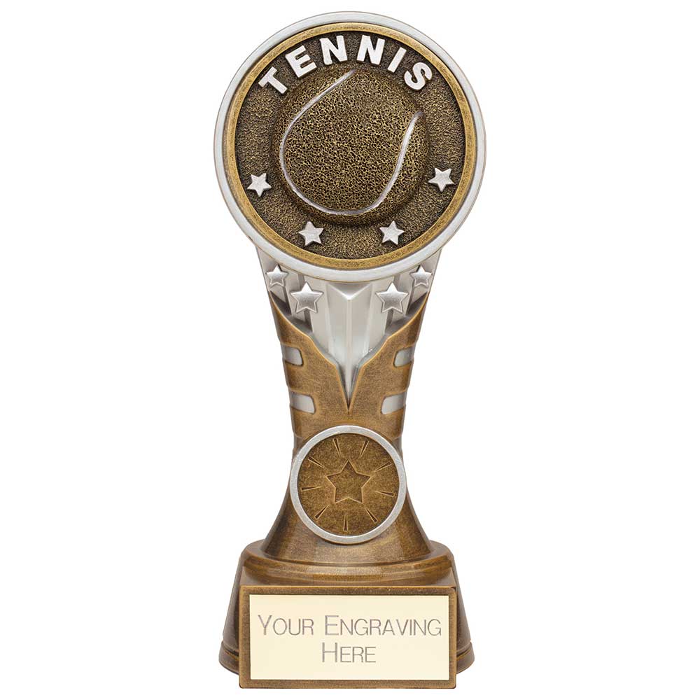 Ikon Tower Tennis Award - Antique Silver & Gold